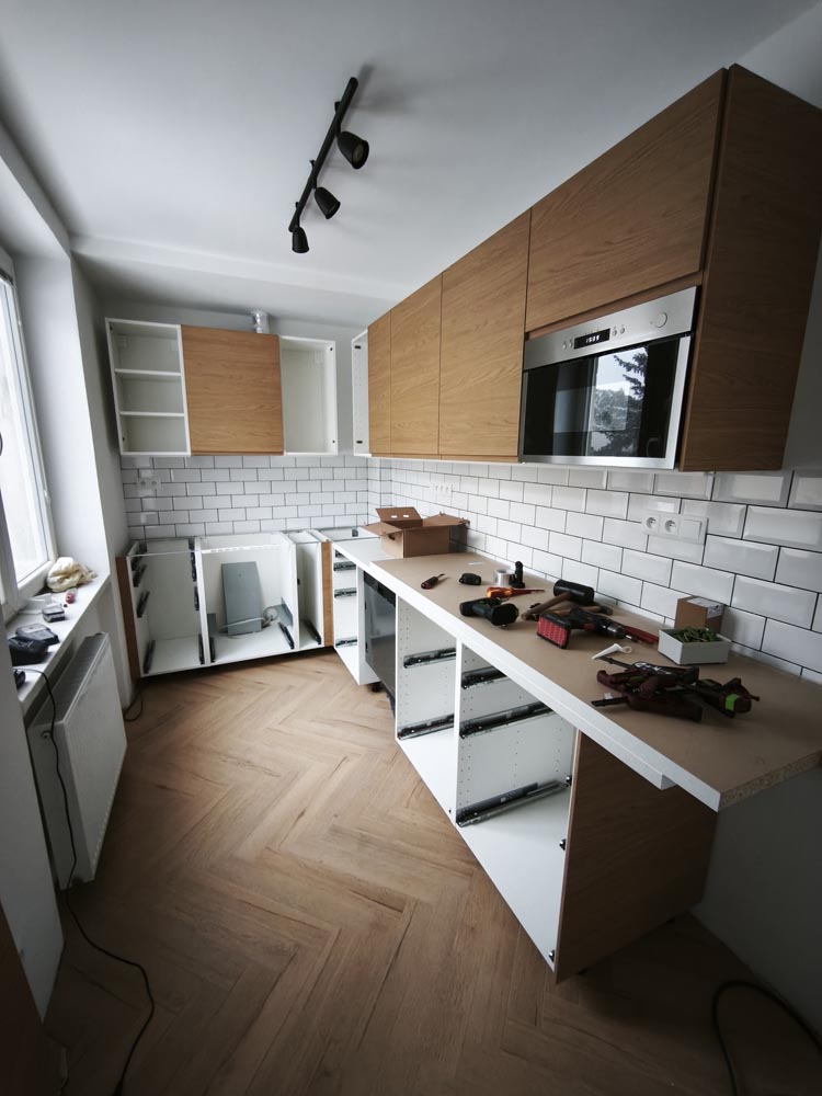 kompletní rekonstrukce bytu 65m2 Chrudim